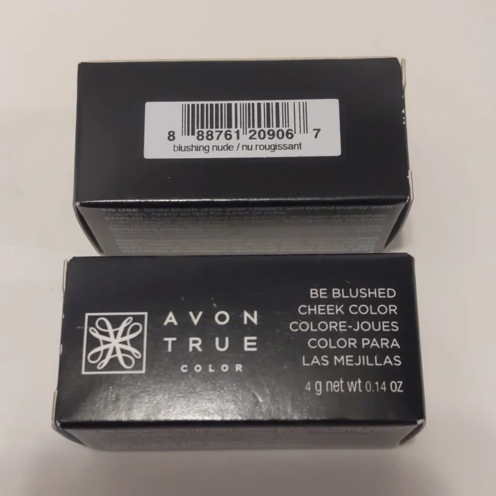 2 Avon True Color Be Blushed Cheek Color Blushing Nude 4 g net wt 0.14 oz